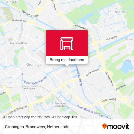 Groningen, Brandweer kaart
