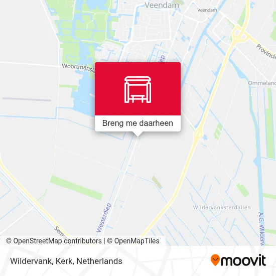 Wildervank, Kerk kaart