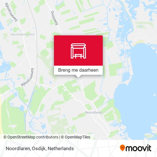 Noordlaren, Osdijk kaart