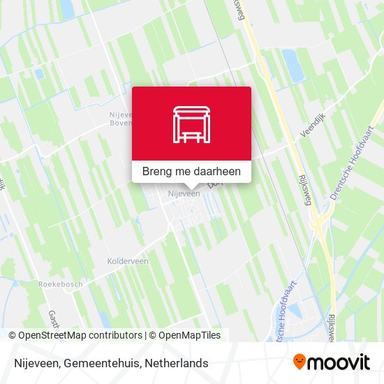 Nijeveen, Gemeentehuis kaart