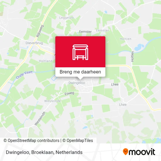 Dwingeloo, Broeklaan kaart