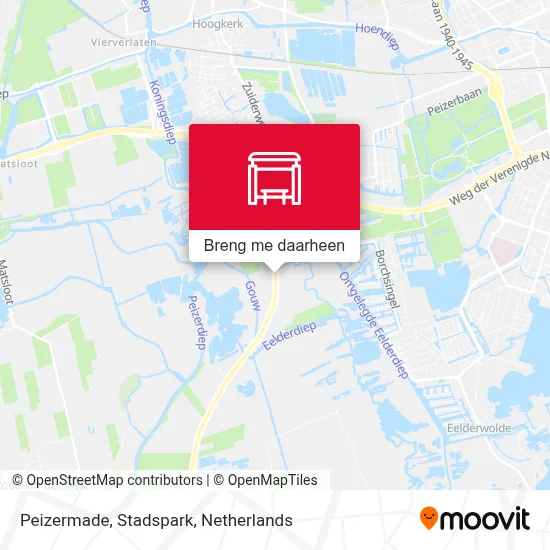 Peizermade, Stadspark kaart