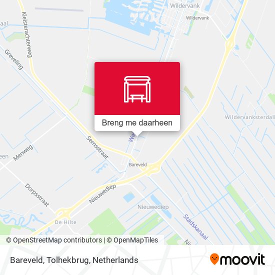 Bareveld, Tolhekbrug kaart