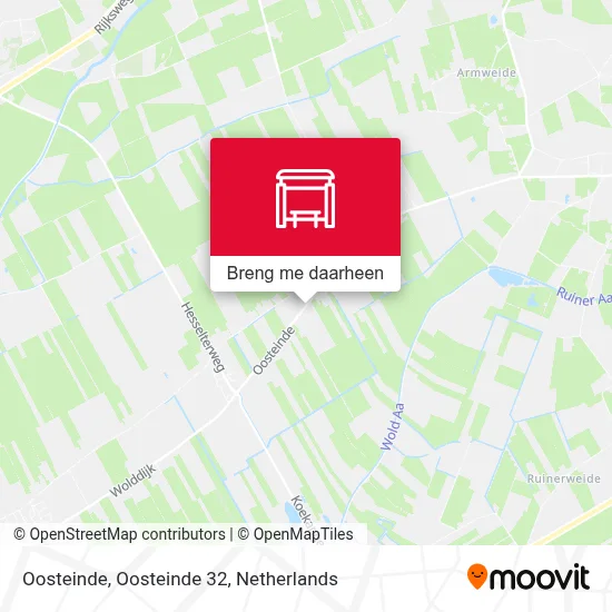 Oosteinde, Oosteinde 32 kaart