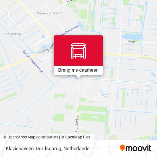Klazienaveen, Dordsebrug kaart