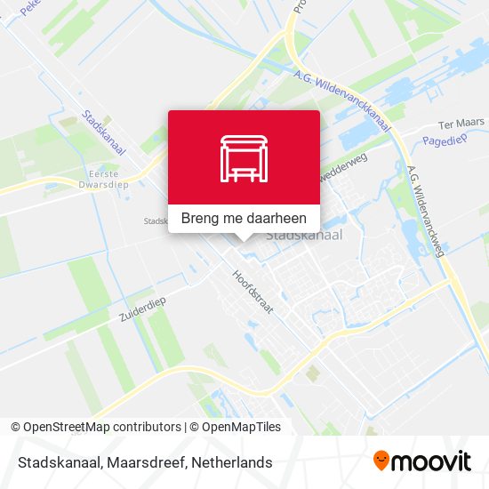 Stadskanaal, Maarsdreef kaart