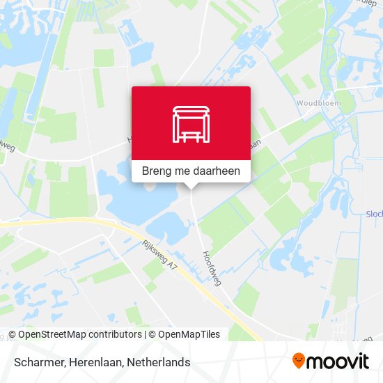 Scharmer, Herenlaan kaart