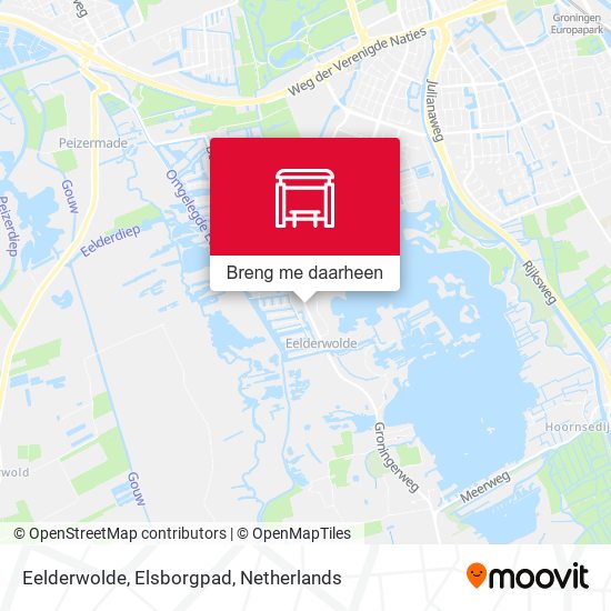 Eelderwolde, Elsborgpad kaart