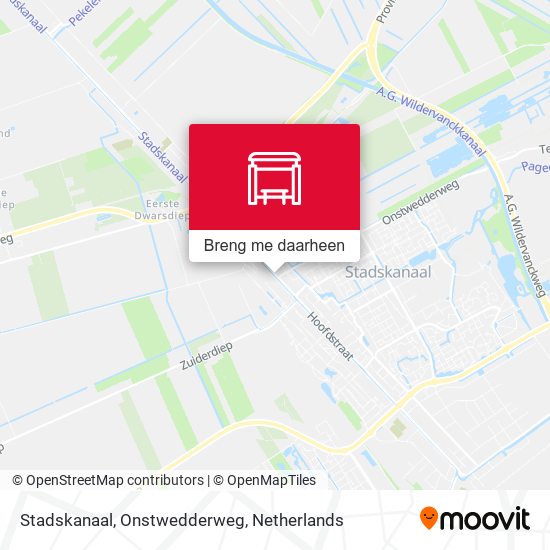 Stadskanaal, Onstwedderweg kaart