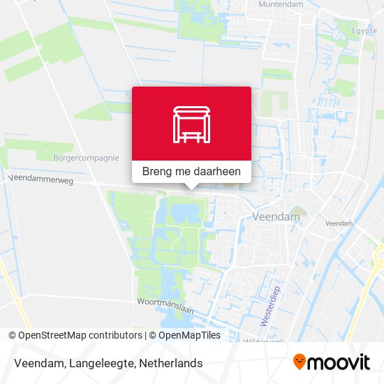 Veendam, Langeleegte kaart
