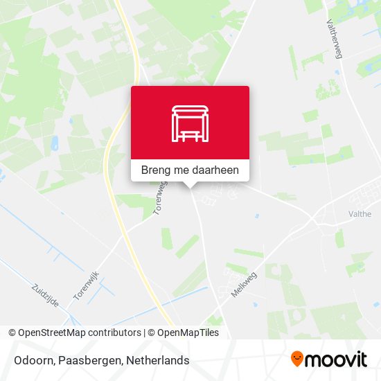 Odoorn, Paasbergen kaart
