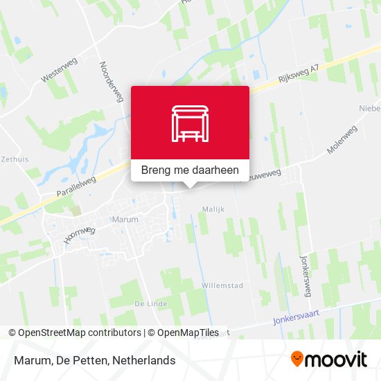 Marum, De Petten kaart