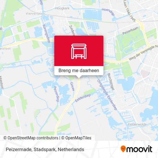 Peizermade, Stadspark kaart