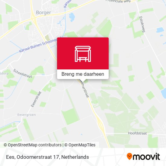 Ees, Odoornerstraat 17 kaart