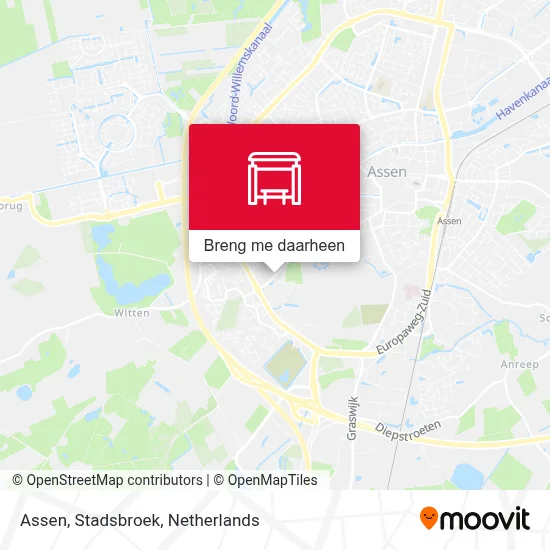 Assen, Stadsbroek kaart