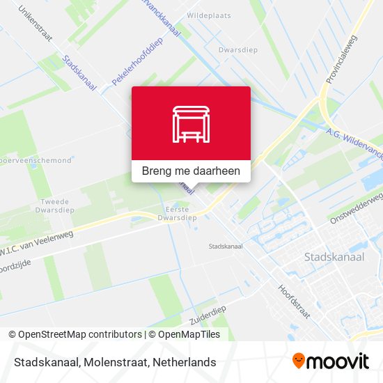Stadskanaal, Molenstraat kaart