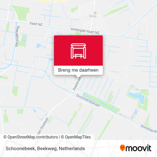Schoonebeek, Beekweg kaart