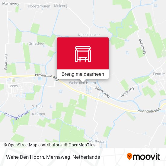 Wehe Den Hoorn, Mernaweg kaart