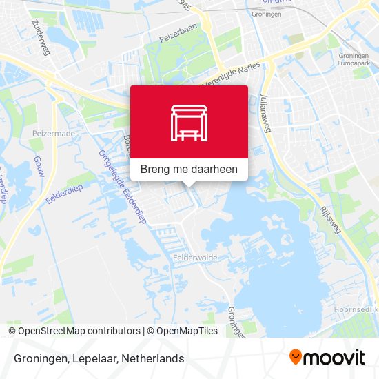 Groningen, Lepelaar kaart