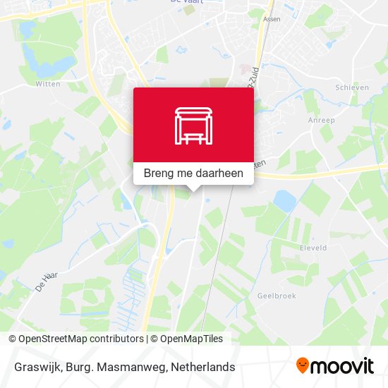 Graswijk, Burg. Masmanweg kaart