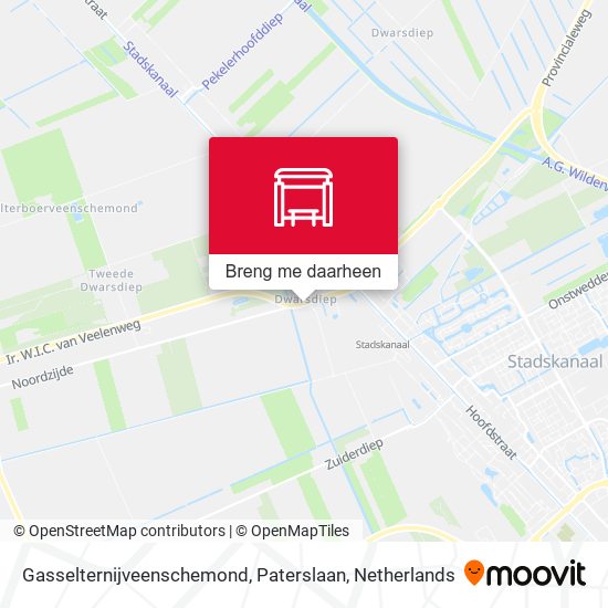 Gasselternijveenschemond, Paterslaan kaart