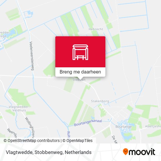 Vlagtwedde, Stobbenweg kaart