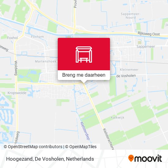 Hoogezand, De Vosholen kaart