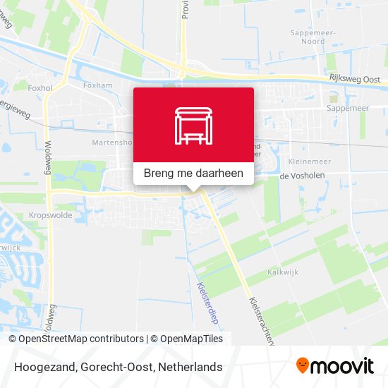 Hoogezand, Gorecht-Oost kaart