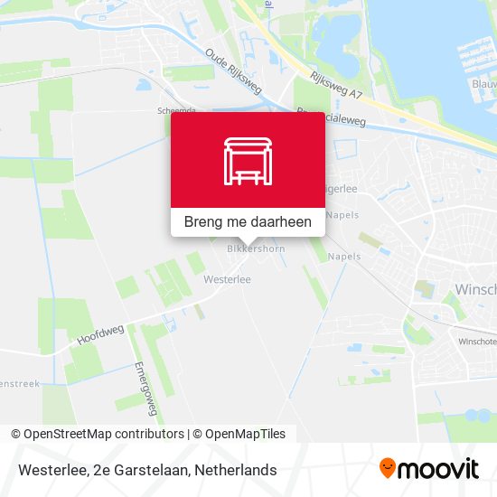Westerlee, 2e Garstelaan kaart