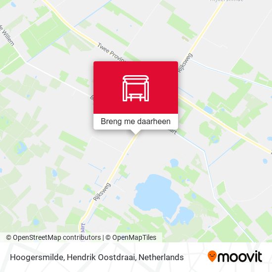 Hoogersmilde, Hendrik Oostdraai kaart