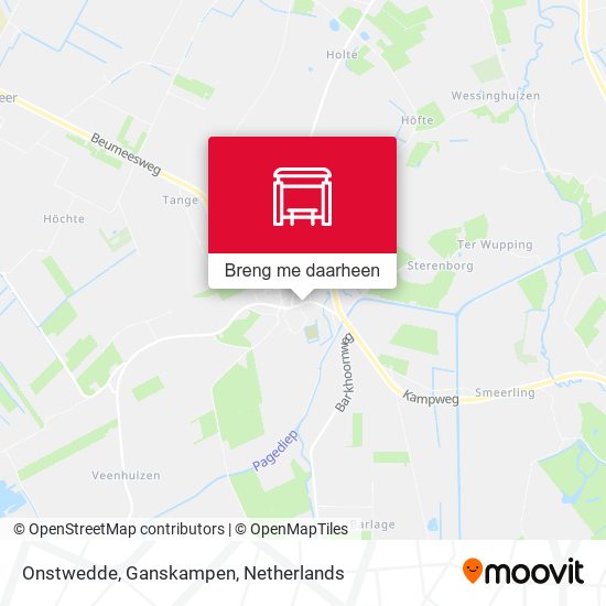 Onstwedde, Ganskampen kaart