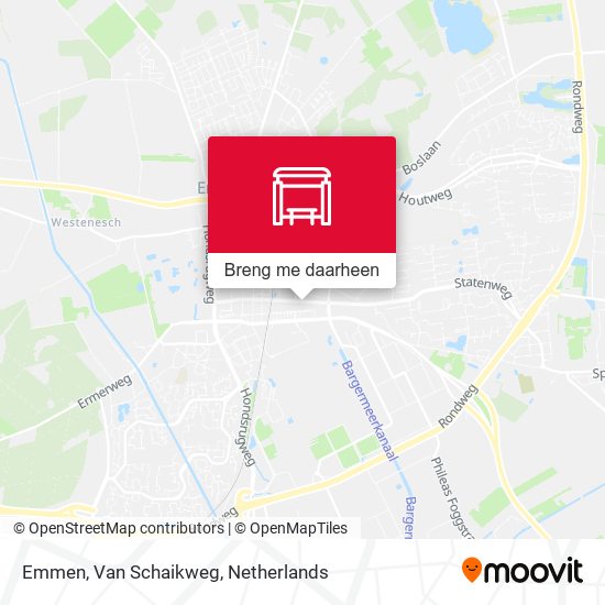 Emmen, Van Schaikweg kaart