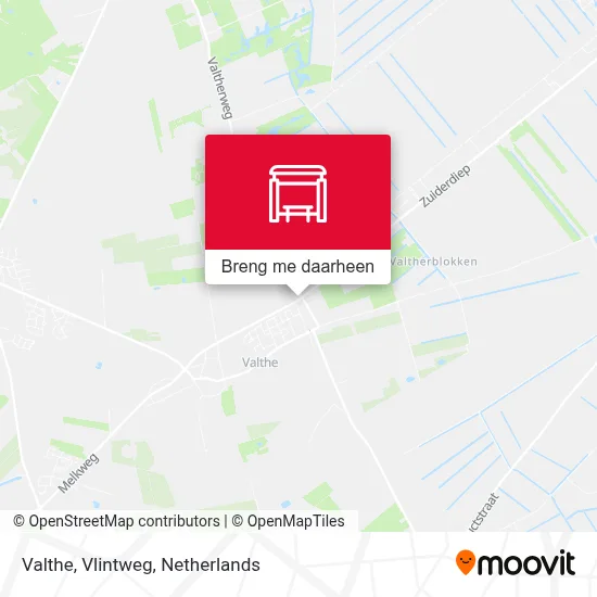 Valthe, Vlintweg kaart