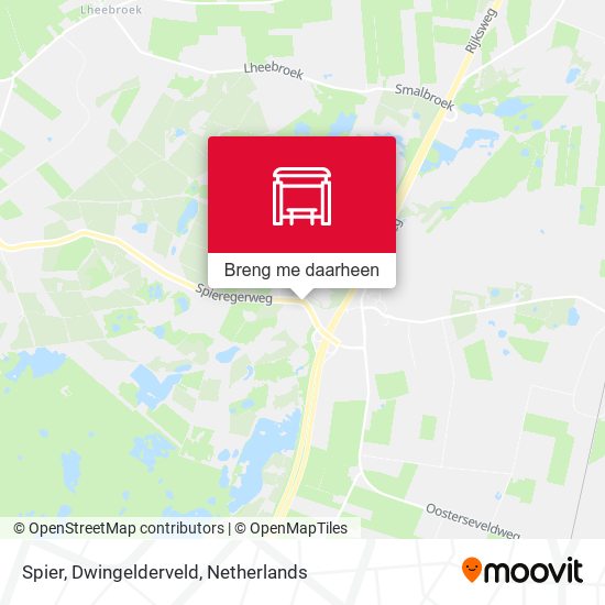 Spier, Dwingelderveld kaart