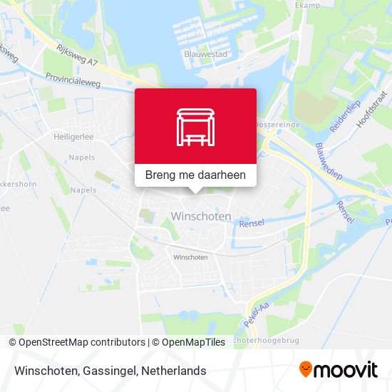 Winschoten, Gassingel kaart