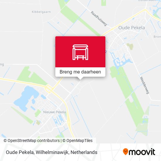 Oude Pekela, Wilhelminawijk kaart