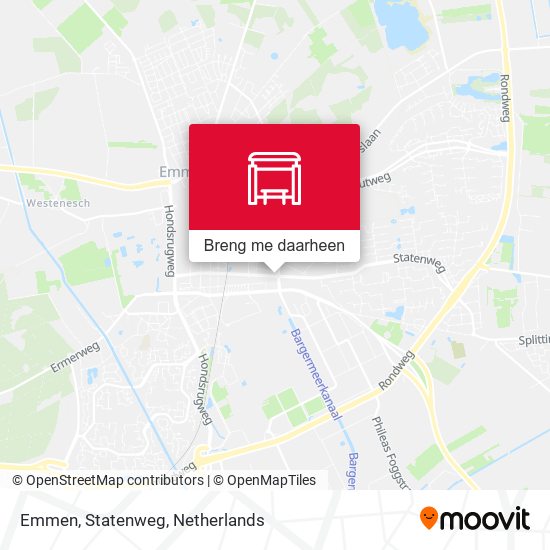 Emmen, Statenweg kaart