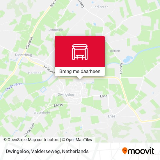 Dwingeloo, Valderseweg kaart