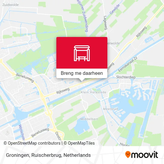 Groningen, Ruischerbrug kaart