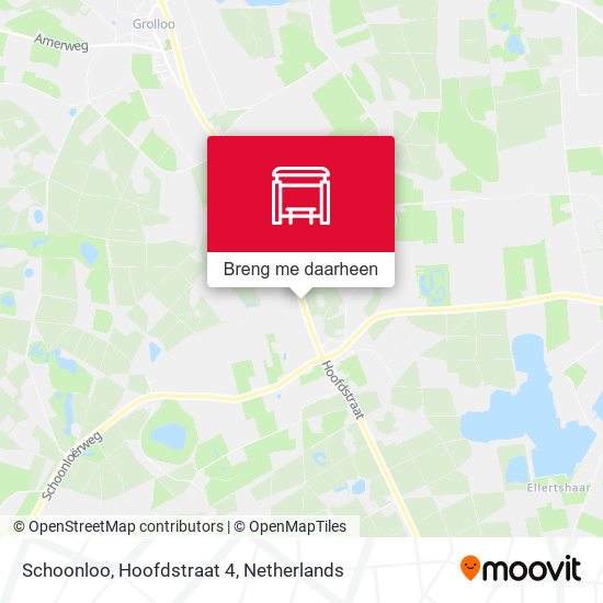 Schoonloo, Hoofdstraat 4 kaart
