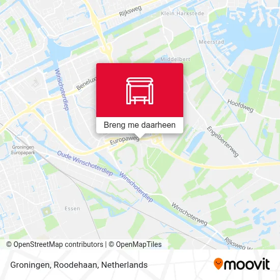 Groningen, Roodehaan kaart