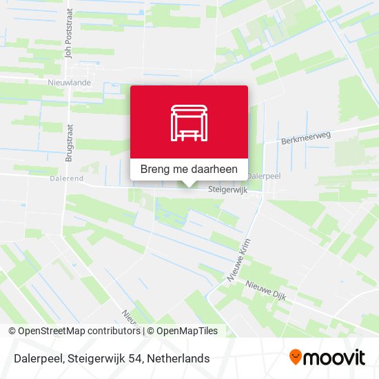 Dalerpeel, Steigerwijk 54 kaart