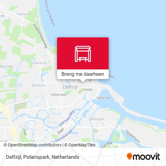 Delfzijl, Polarispark kaart