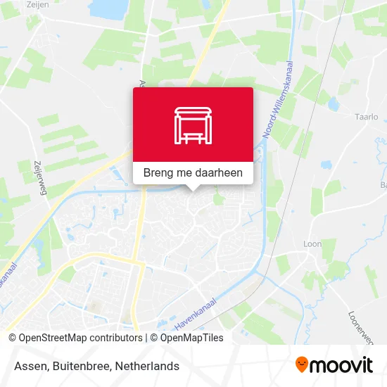 Assen, Buitenbree kaart