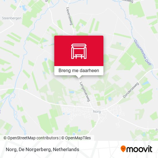 Norg, De Norgerberg kaart