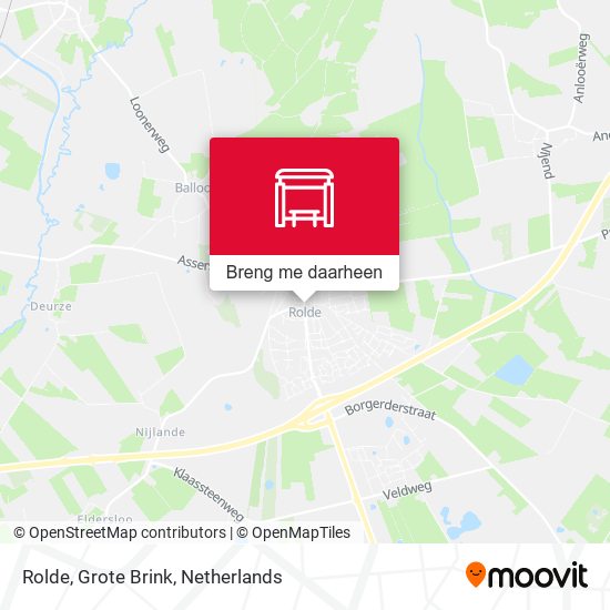 Rolde, Grote Brink kaart