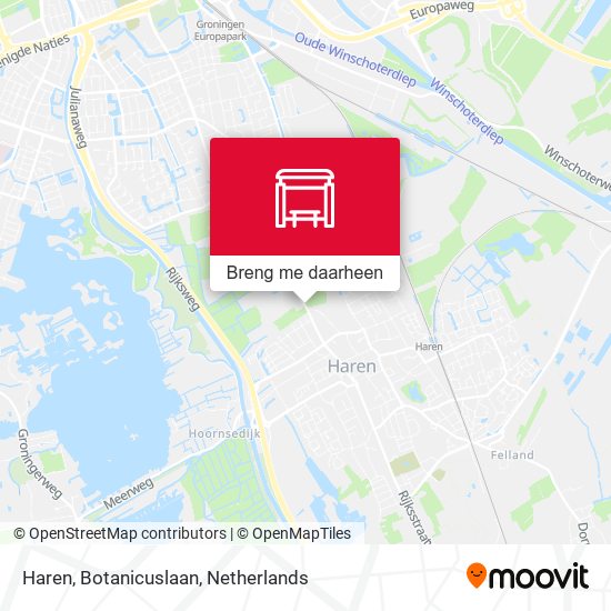 Haren, Botanicuslaan kaart
