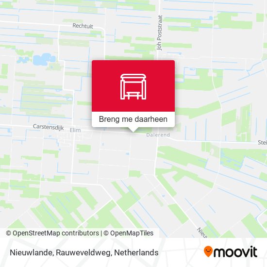 Nieuwlande, Rauweveldweg kaart