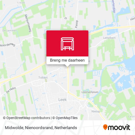 Midwolde, Nienoordsrand kaart