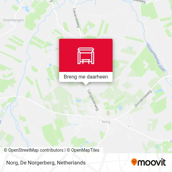 Norg, De Norgerberg kaart